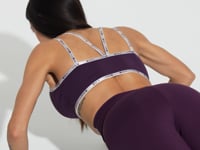 Top Fitness Feminino com Alças Duplas de Elástico Athletic Dlk Roxo