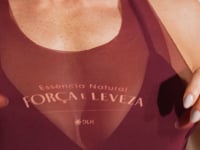Camiseta Fitness Nadador Alongada de Tule Estampada Força e Leveza Activity Dlk