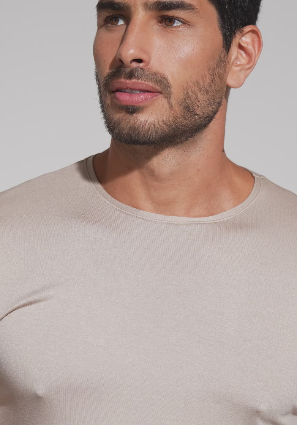 Camiseta Fitness Masculina Modal Dlk Areia