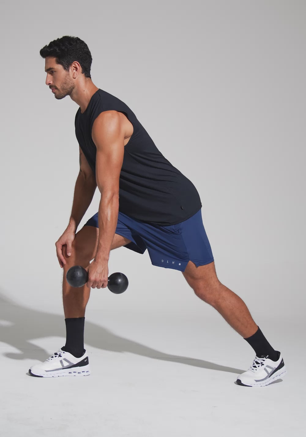Regata Fitness Masculina Modal Dlk Preto