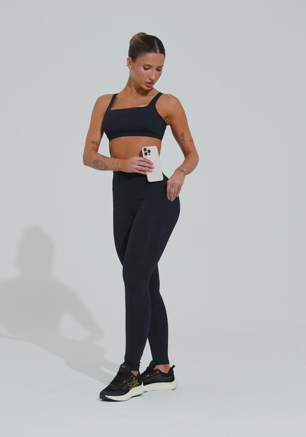 Legging Fitness Feminina com Bolsos Soul Dlk Preto