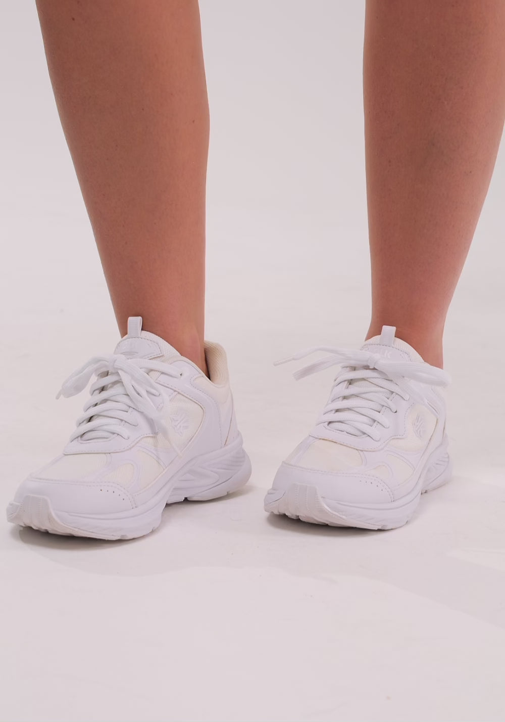 Tênis Esportivo Chunky Feminino Branco Dlk