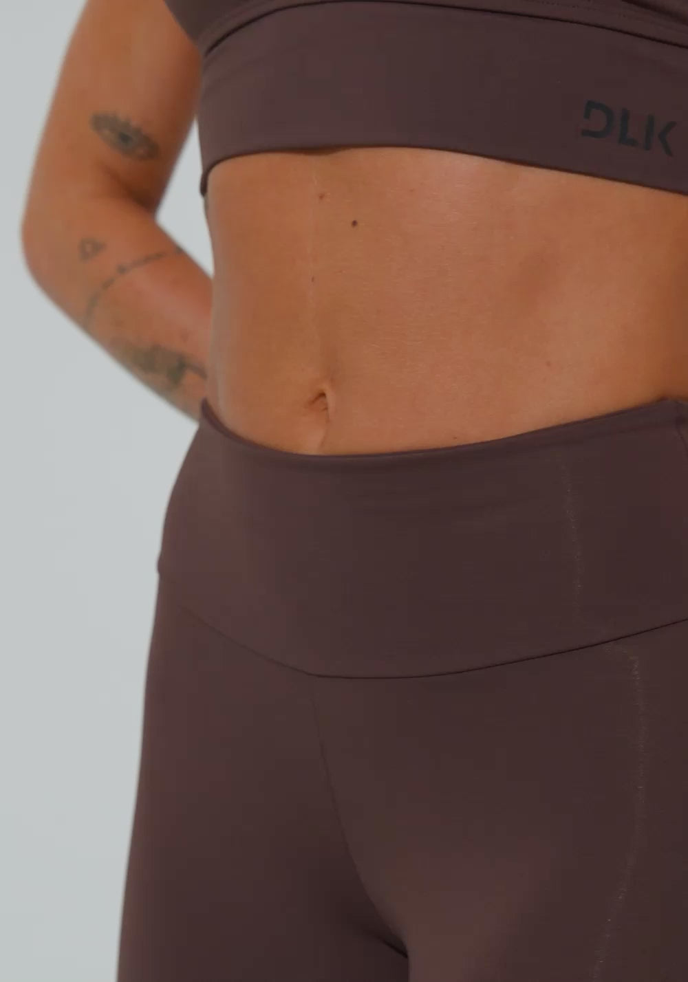 Calça Capri Fitness Feminina Soul Dlk Marrom