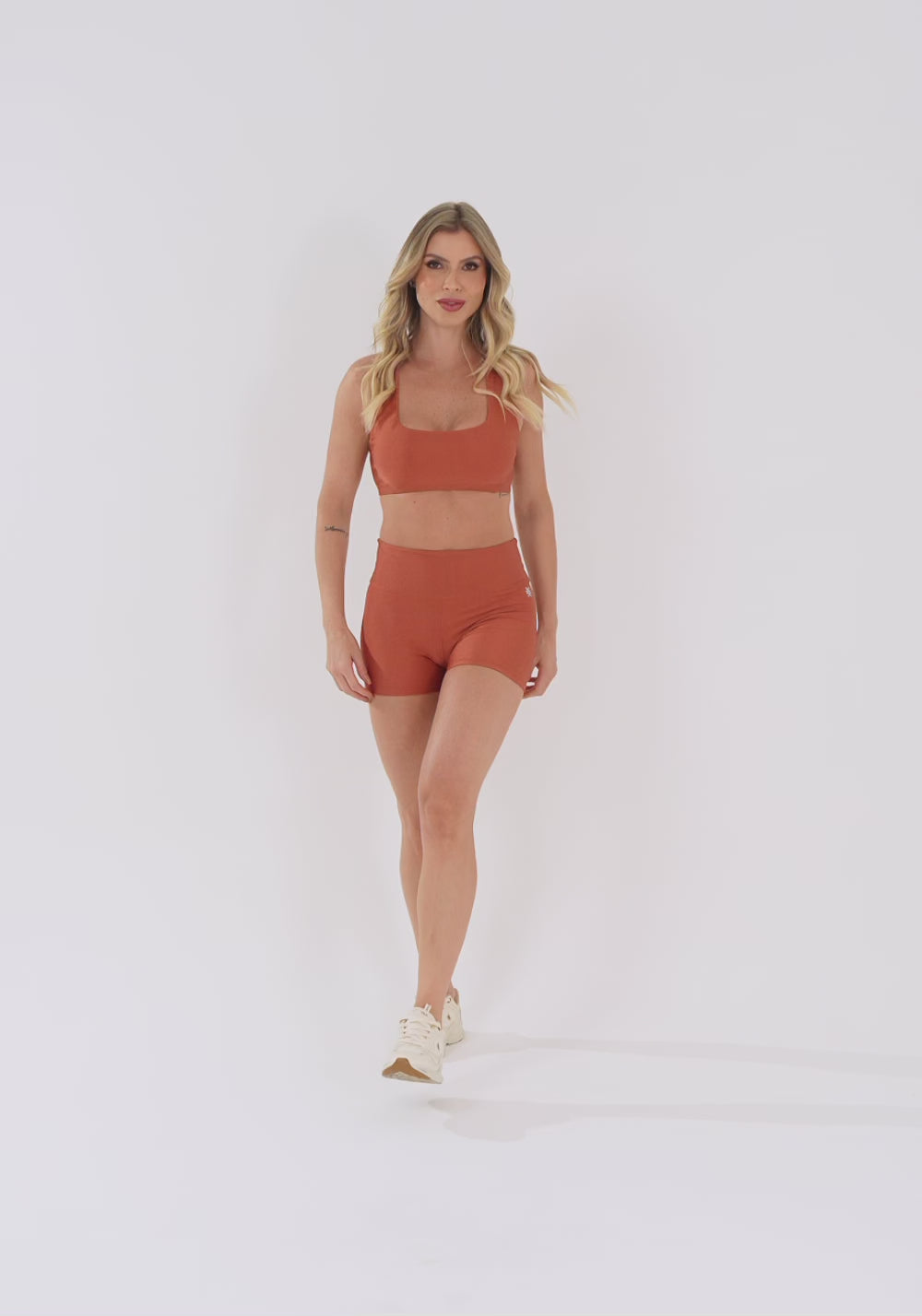 Short Fitness Feminino Terracota Lush Dlk