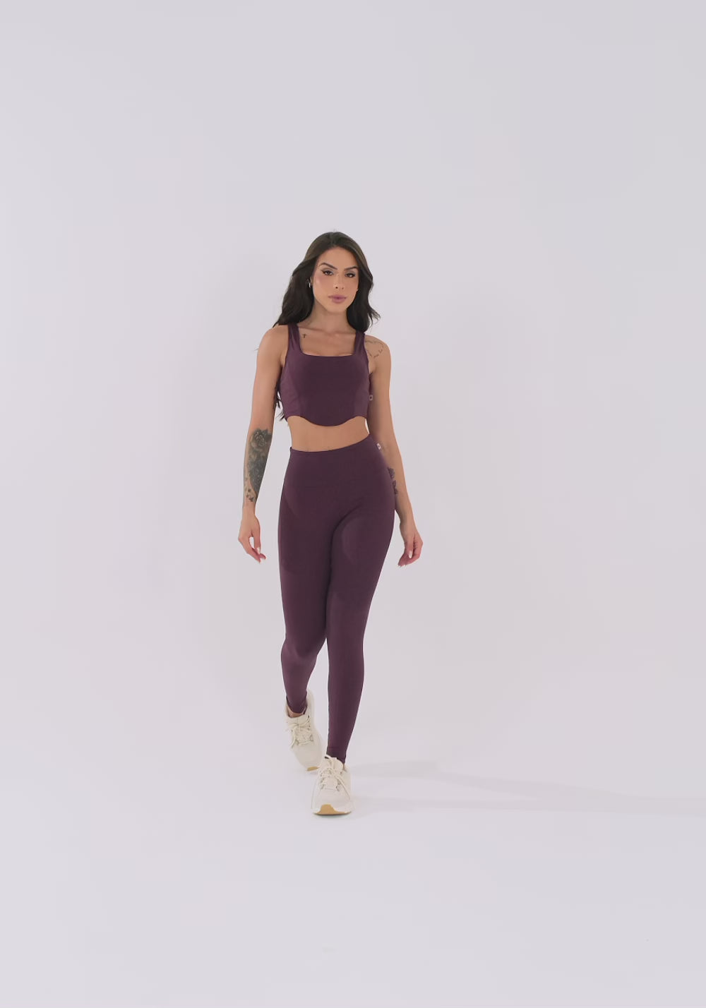 Top Corselet Feminino Vinho Harmony Dlk