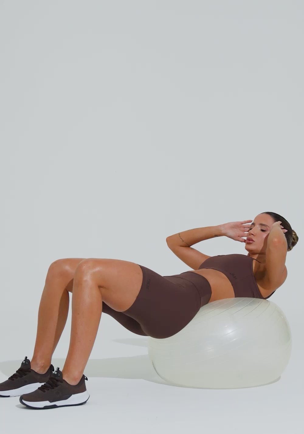 Bermuda Fitness Feminina com Bolsos Soul Dlk Marrom