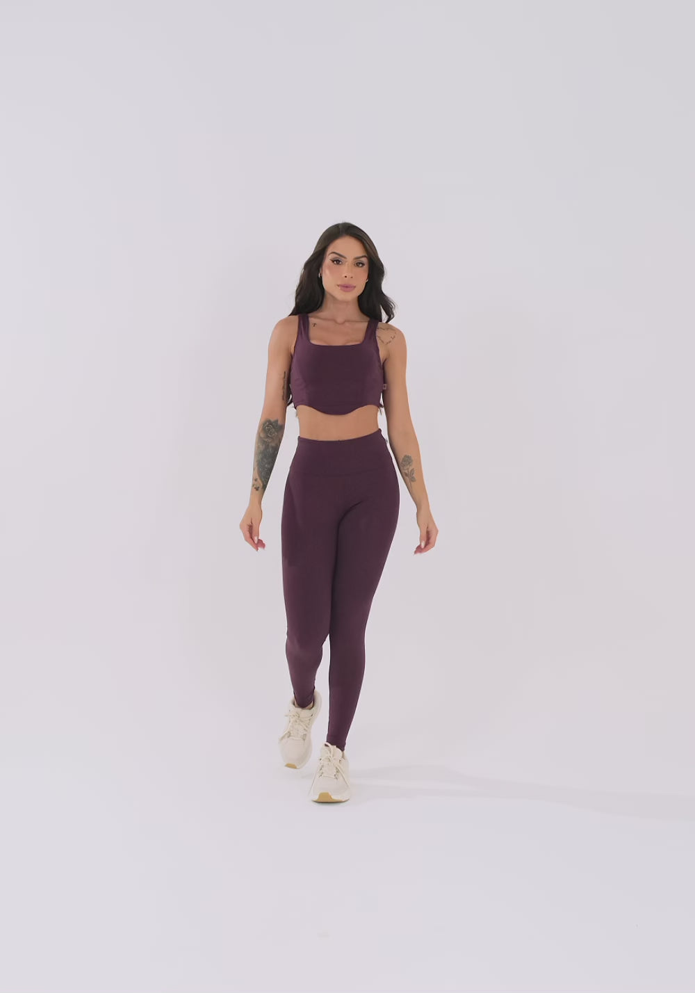 Legging Fitness Feminina Vinho Harmony Dlk