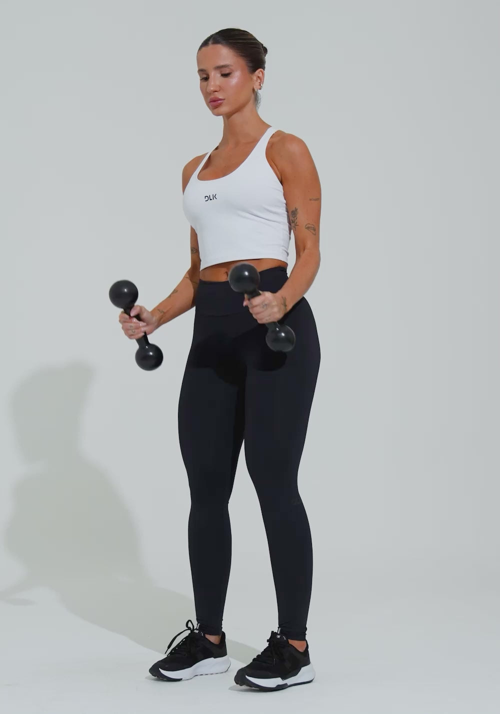 Cropped Fitness Feminino com Alças Reguláveis Soul Dlk Branco