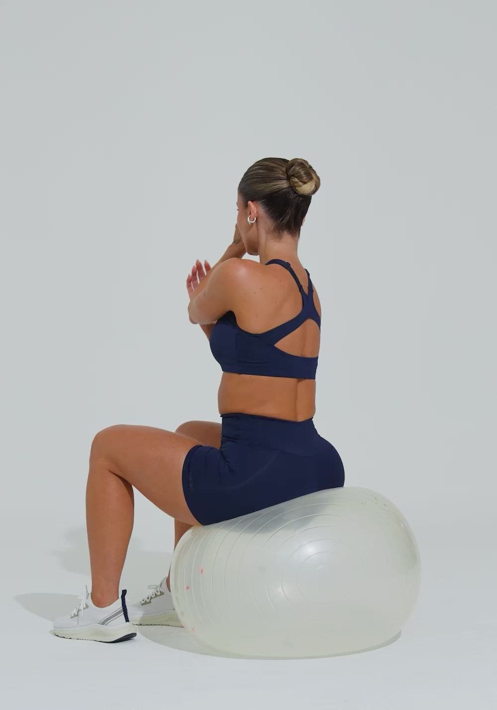 Top Fitness Feminino Com Alças Reguláveis Soul Dlk Azul Marinho