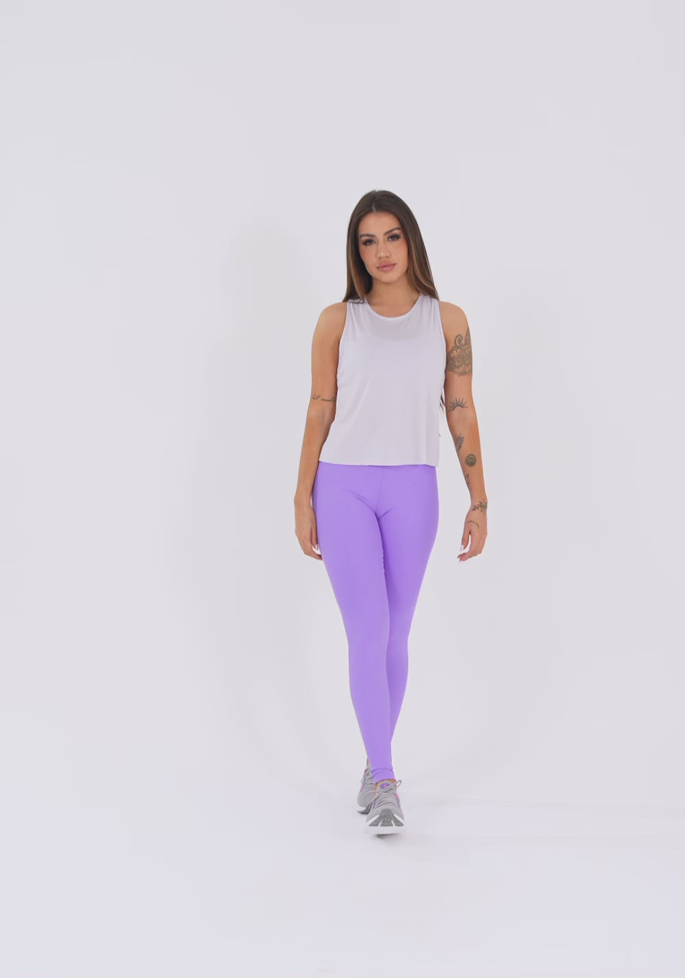 Cropped Feminino Lilás Aura Dlk
