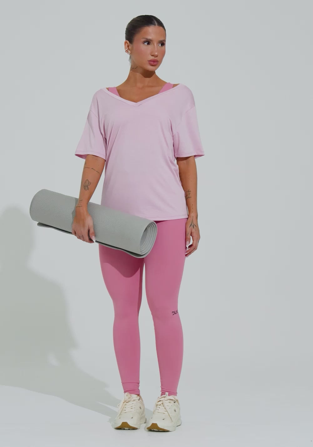 Blusa Feminina Com Decote V Soul Dlk Rosa