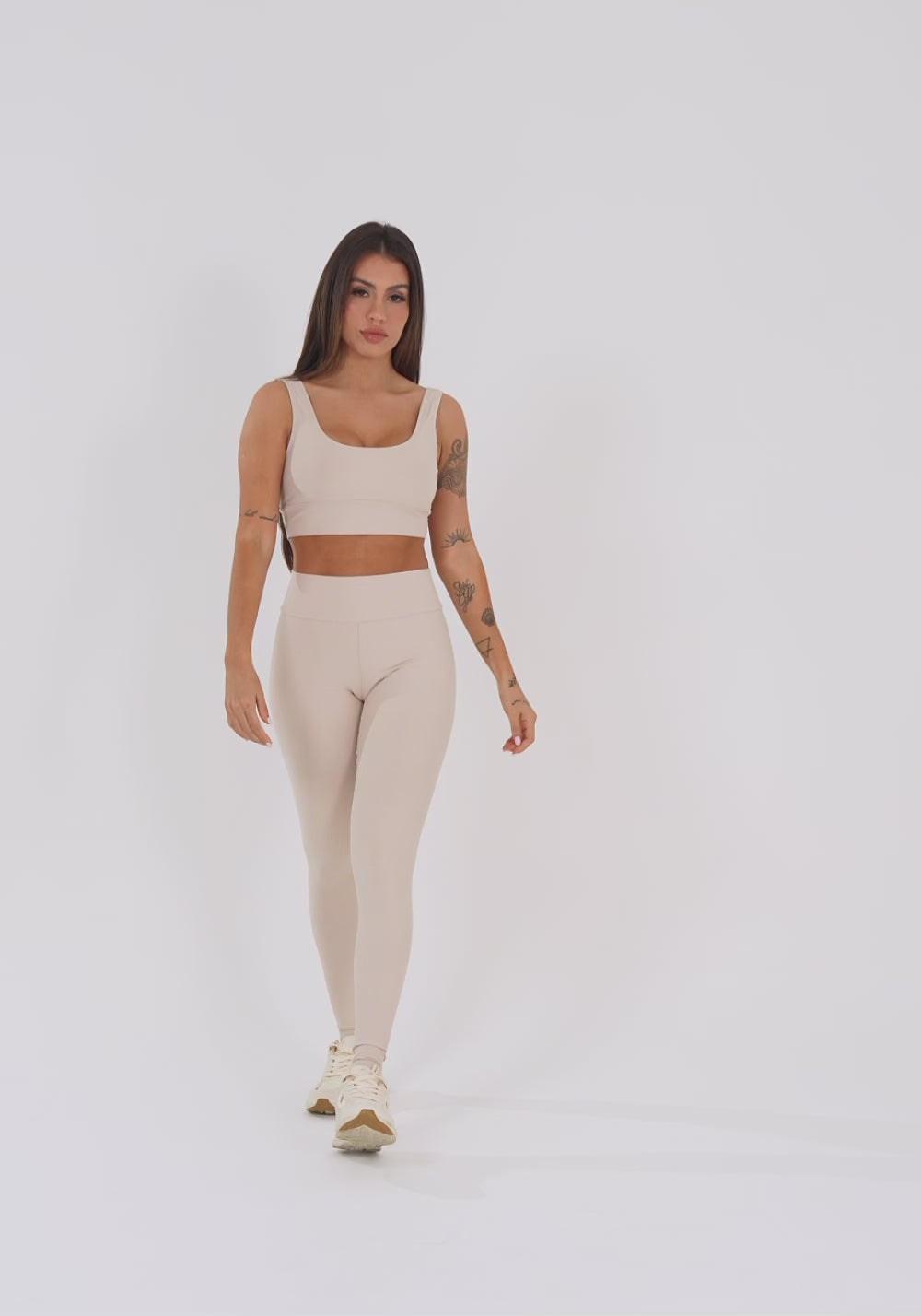Legging Fitness Feminina Nude Aura Dlk
