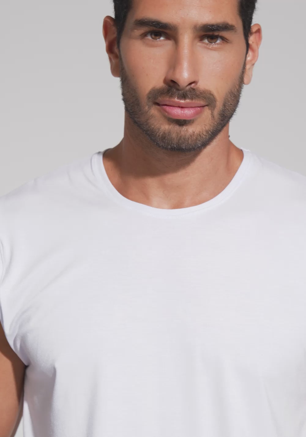 Regata Fitness Masculina Modal Dlk Branco