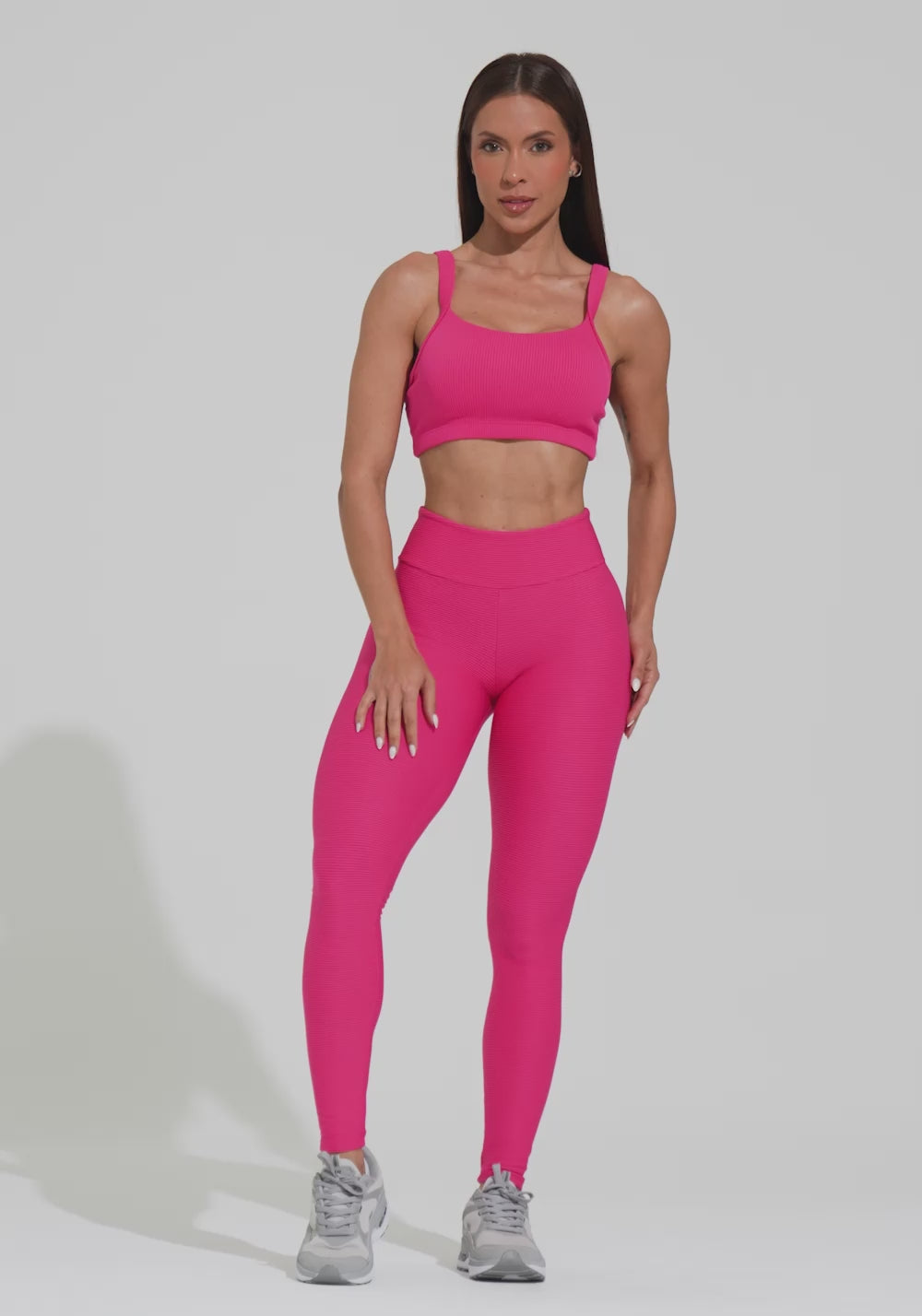 Legging Fitness Feminina Pink Canelada Action Dlk