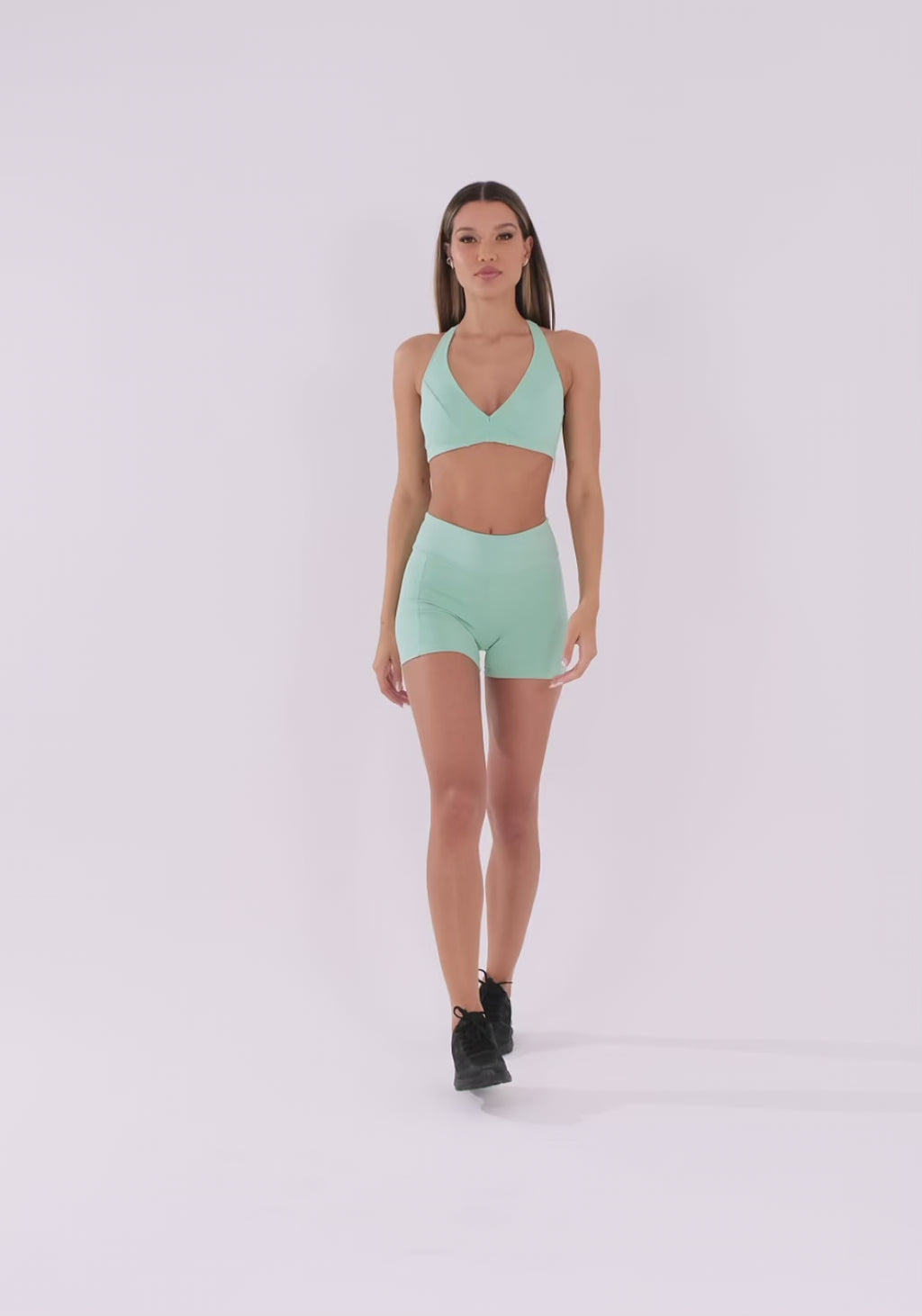 Top Fitness Feminino Nadador Verde Oasis Dlk