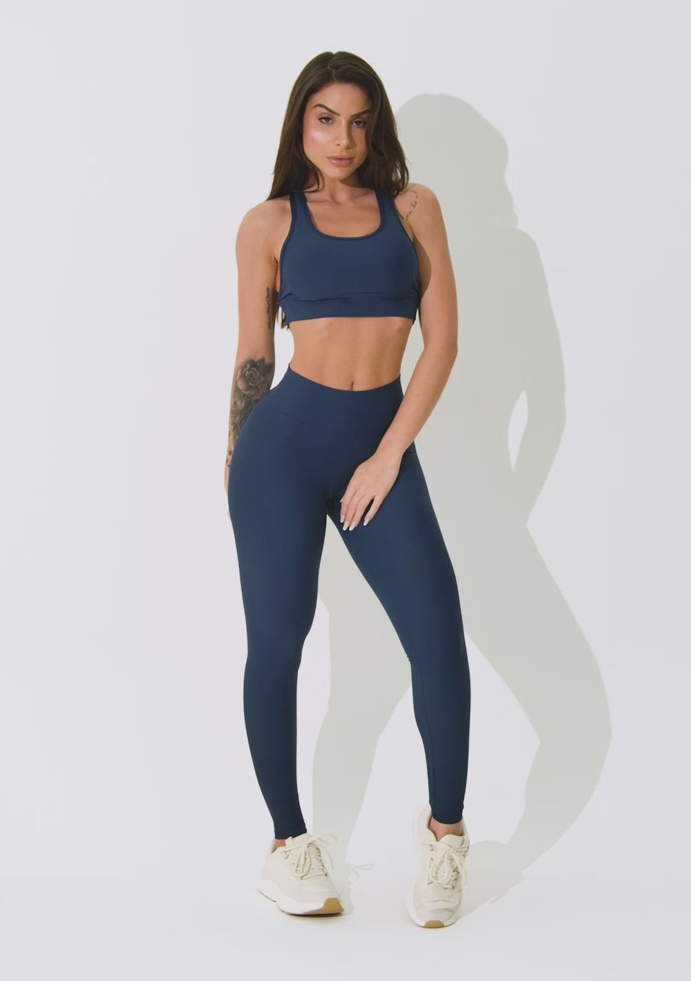 Legging Fitness Feminina Marinho Intense Dlk