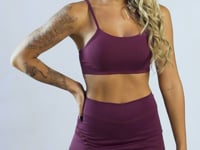 Short Saia Vinho Básico Dlk