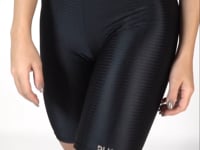 Bermuda Modelo Ciclista Happiness Texturizada Preta Dlk