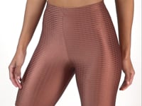 Bermuda Modelo Ciclista Happiness Texturizada Bronze Dlk