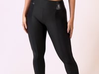 Calça Legging Happiness Texturizada Com Cirrê Preta Dlk