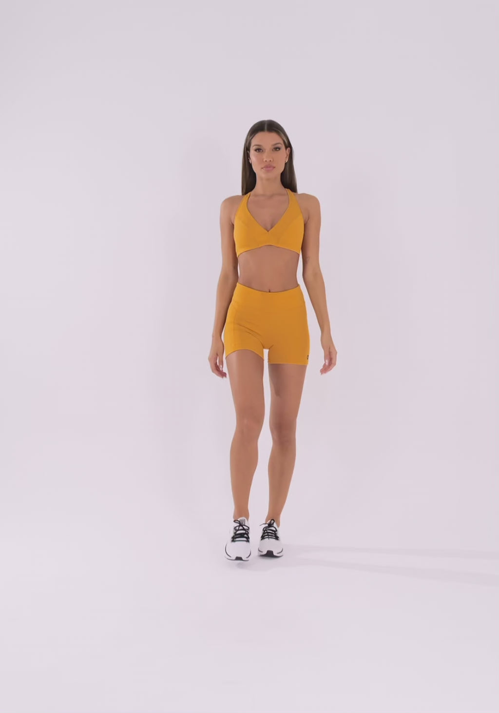 Top Fitness Feminino Nadador Amarelo Oasis Dlk