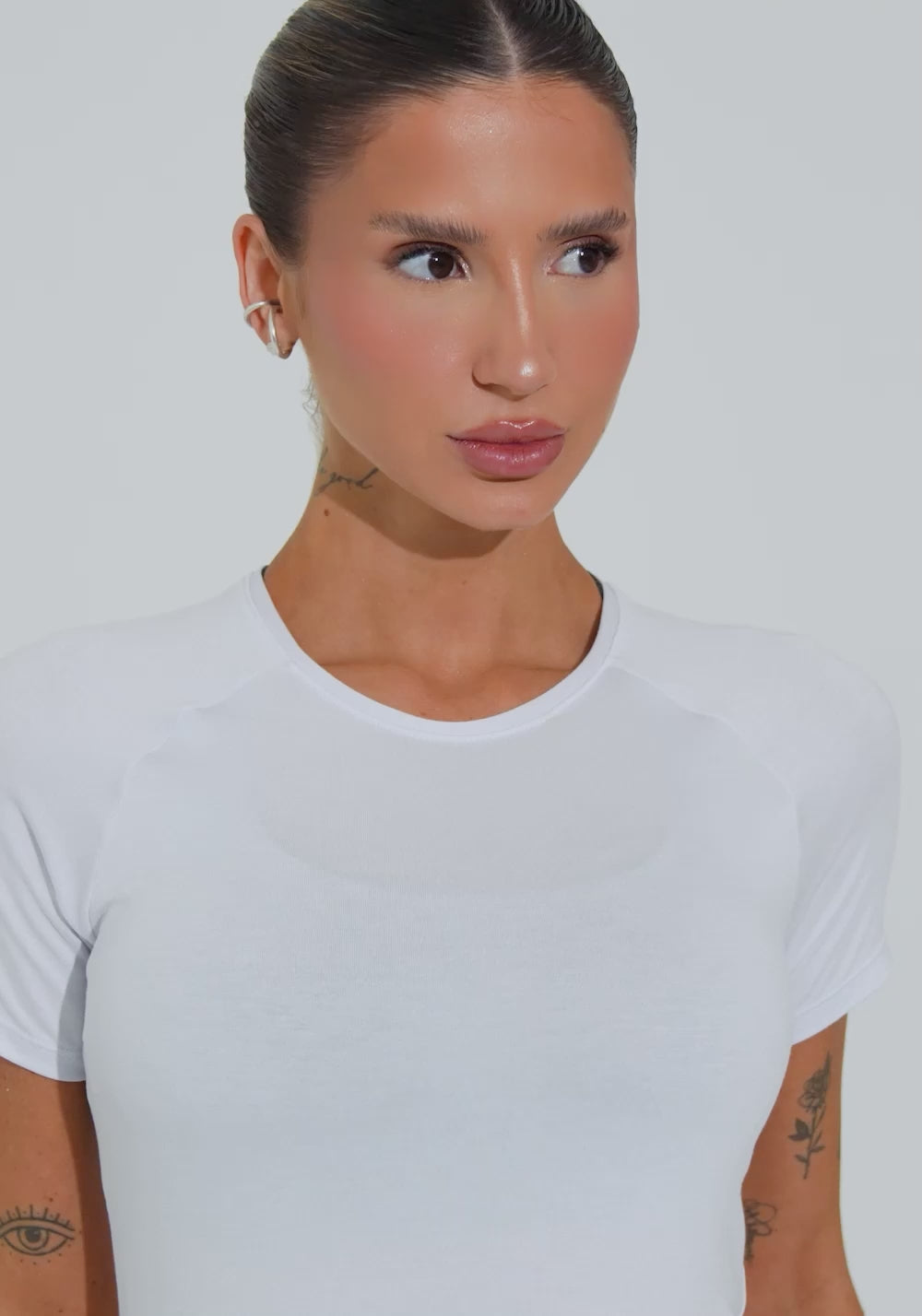 Blusa Feminina com Manga Raglan Soul Dlk Branco