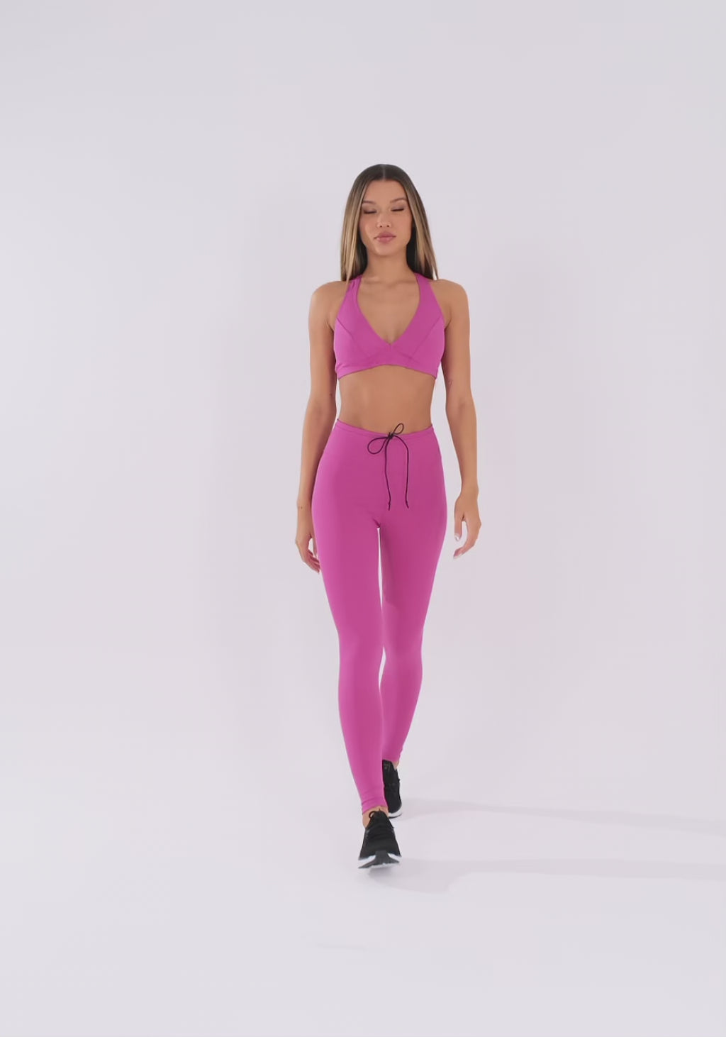 Top Fitness Feminino Nadador Rosa Fúcsia Oasis Dlk