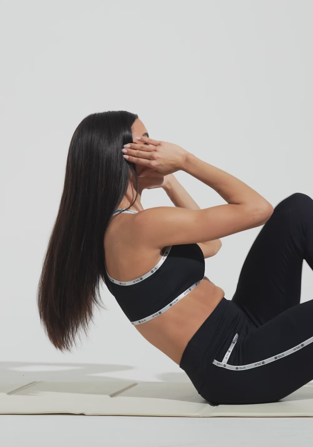 Top Fitness Feminino Nadador com Elástico Athletic Dlk Preto