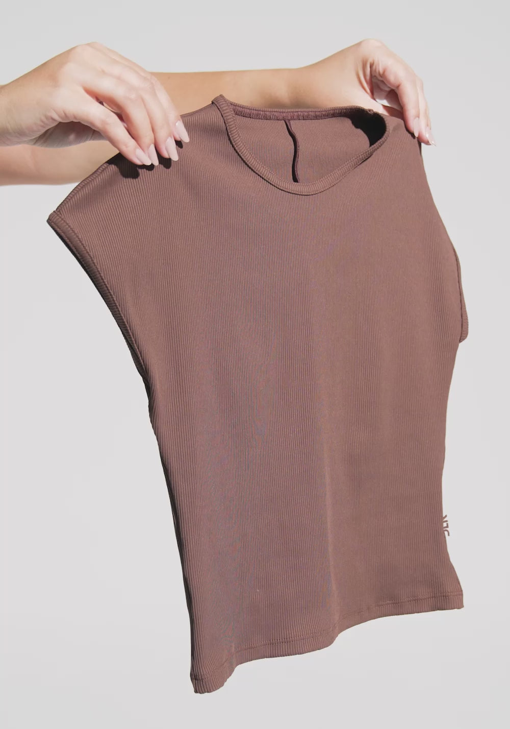 Blusa Feminina Canelada Motion Lines Dlk Marrom