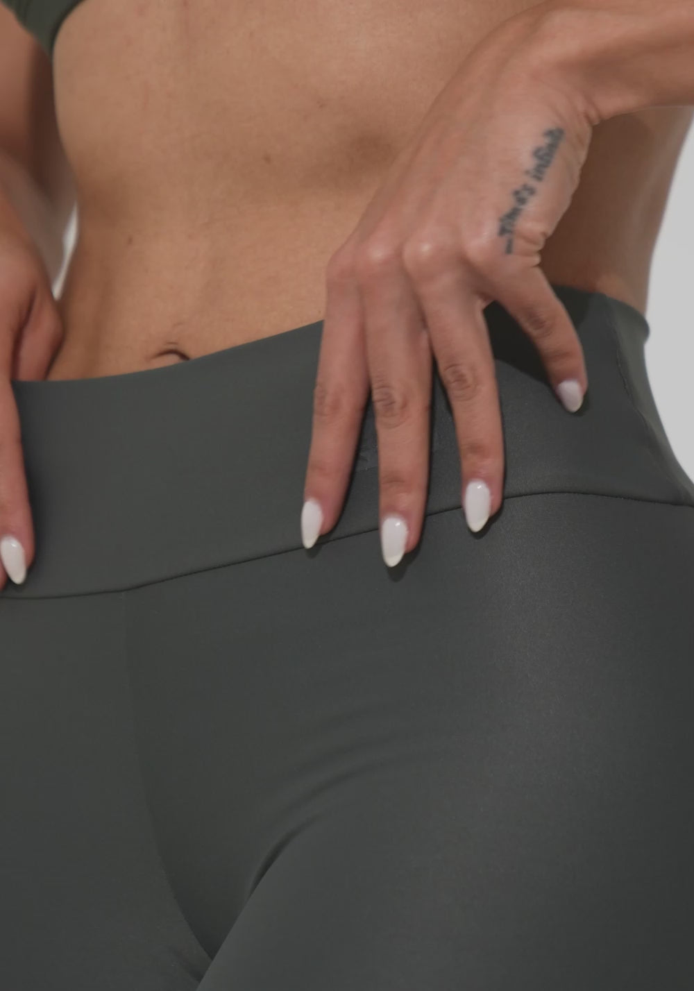 Legging Fitness Feminina Chumbo Action Dlk